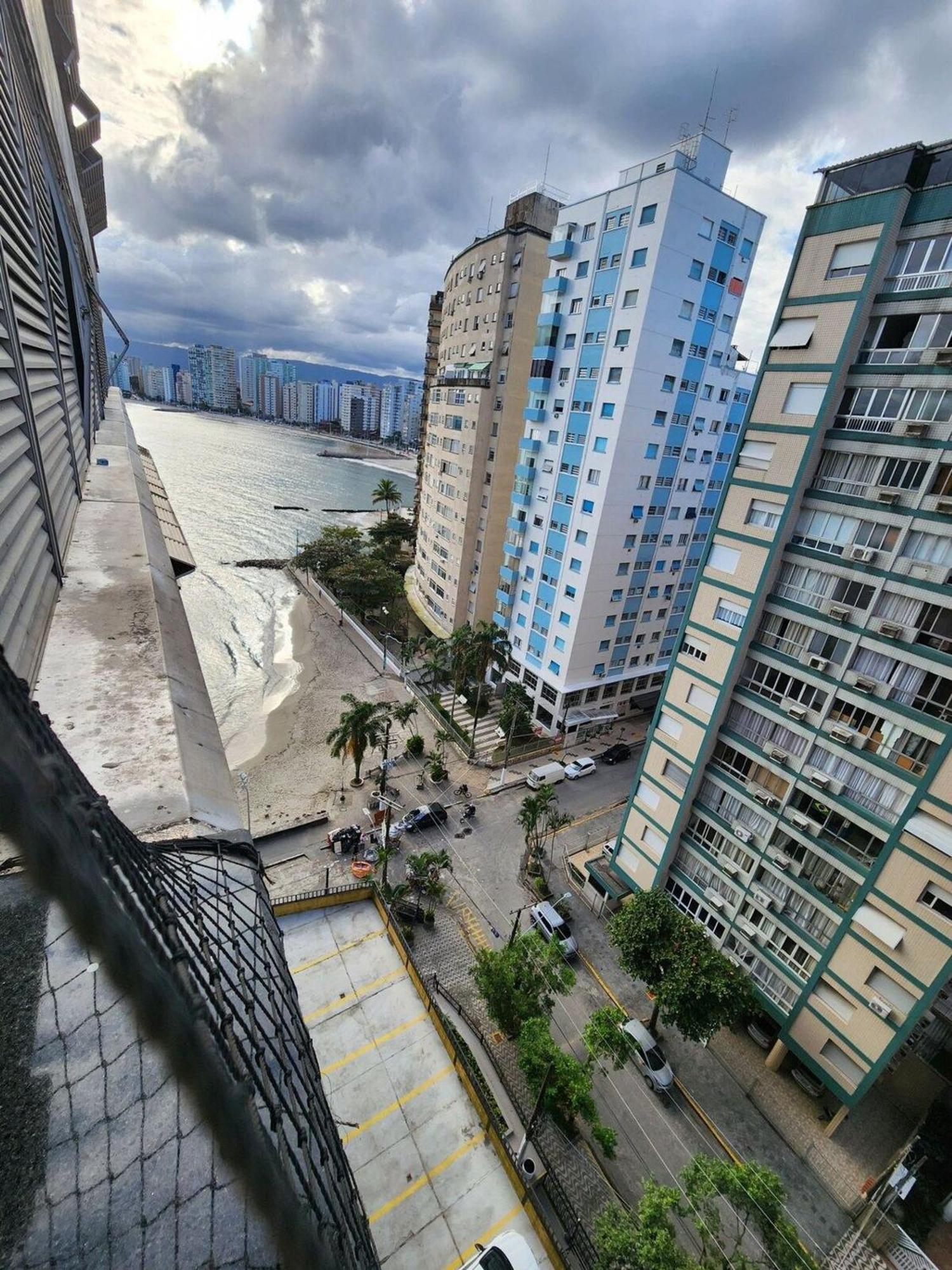 Apartamento Ape Pe Na Areia 3Quartos/2Vagas São Vicente Exterior foto